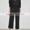 Wholesale Women Apparel Simple Design Cropped Wide-leg Cashmere High-waist Trousers(DQE0355P)