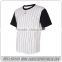 Sample print custom cotton satin baseball softball shirt