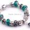 Wholesale women fashion quality 18k charms bracelet