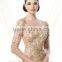 gold long sleeve lace satin mother women s evening gowns