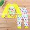 High quality New Fashion baby clothes wholesale cotton pajamas printing for girls custom kids sleepwear