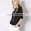 Customized 100% Cotton Fleece pullover Sweatshirts print 1/2 sleeve crewneck pullover t shirt