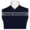 ISO9001/BSCI Manufature v-neck navy blue wholesale cheap sweater vest