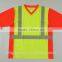 ANSI 107 V-neck 3M5510 Segmented Reflective Tape Mesh USA Protective T-shirt