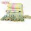 Good feature competitive winter cotton warp knitted scarf