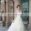 ED Bridal Cap Sleeve Beaded Lace Appliqued A-line Patterns Long Wedding Dress 2017