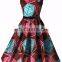 Lady Summer Dress Customized Sexy African Print Women Ankara Dress