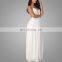 Fast Delivery Woman Ladies Sexy White Casual Halter Long Dress Latest