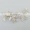 Amelie Handmade Bridal Hair Ornaments Rhinestone Leaf Clusters Lush Bridal Clip Bridal Headpieces Boho for Wedding Party