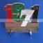 UAE seven sheikhs and flag metal trophy with bracket
