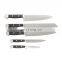 Factory Wholesale Food Grade Stainless Steel 5Pcs Knife Chef Set