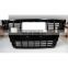 Black Frame Front Bumper Grill Radiator Grille 2009-12 For Audi A4 B8 S4 Style