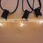 Outdoor G40 Globe String Lights Incandescent Bulb with US Plug white black wire 25Ft