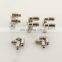 YTPL All copper nickel plating push in fitting