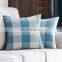 Home Decorative Plaid pattern Square Throw Pillow case Covers  for Sofa
