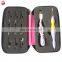 LED with light adjustable USB recharging head change light crochet DIY crochet hook set
