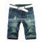 DiZNEW Custom men jeans distressed own brand short denim