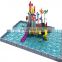 hot sell equipment water theme park kids pool slide play structure
