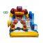 Red Metal Superhero City Car Inflatable Dry Slide for Sale