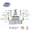 China WJ-2 type of spring rail fastener system