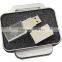 3D customized logo crystal glass 8gb usb flash drive 2.0 to 3.0 with led light