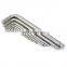 China wholesale alloy steel crv hex key wrench chrome plated