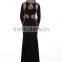 2014 New Arrive Beautiful High Neck Muslim Evening Dress with Sequined and Long Sleeve High Quality Kaftan Muslim Evening Dress