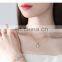 Women's Fashion Custom Jewellery Pendant Necklaces Initial Charms Mother of Pearl Shell Jewelry Four Leaf Clover Necklace