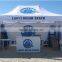 3x3m folding tent with side panels
