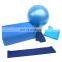 Yoga Ball Block Stretch Resistance Band Hip Ring Balance Ball Fitness Gym Set Workout Equipment Pilates Exercise Boby Building