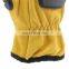 TPR anti impact HPPE lining cut resistant leather work gloves