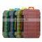 Amazon New 19.5*11.7*3.6cm 14 Compartments 4 Colors Double-sided Multipurpose Wood Shrimp Lure Box Squid Jig Storage Box