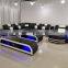 Modern leather sofa set furniture LED light living room sofa