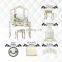 White French style 3 mirrors wooden dressing table 5 drawers