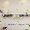 Modern home decorative wood wall mounted shelf