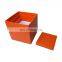 157gsm art paper recycled cube halloween empty orange nested gift box paper packing special design cardboard custom boxes