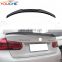 ABS M4 style plastic gloss black rear boot spoiler for 3 series F30 320i 328i 2012-2019