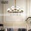 HUAYI Hot Sale Creative Design Transparent Glass Indoor Living Room Dinning Room Modern Chandeliers
