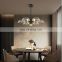 Simple Hanging Indoor Acrylic Decoration Dining Room Bedroom LED Contemporary Pendant Lamp