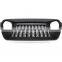 Matte Black Front Grille Grill For Jeep Wrangler JL & Gladiator Sahara Rubicon