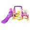 kids lovely indoor plastic swing and slide play set