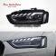 Front Headlights for Audi A4 S4 RS4 B8.5 High quality LED Modified headlight auto parts 2014 2015 2016