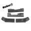 Carbon Fiber Inside Door Sills 4 Doors for Jeep Wrangler JL 2018+ Offroad Accessories Black