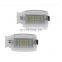 2PCS LED Vanity Mirror Light For VW Jetta Passat Golf 4 5 6 EOS Beetle Polo Scirocco Sharan Tiguan Touran Reading Lamp