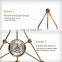 Triangle Shaped Decorative Desk Table Clock Home decoration