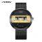 SINOBI Unique Men Watches Big Calendar Window Stainless Steel Milanese Mesh Band Blind Shipping Drop Shipping Watches S9825G