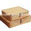 Straw Handmade Rattan Small Large Natural Seagrass Basket Boxes Multipurpose Home Organizer Storage Bins Boxes with Lid