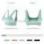 US Size High Stretch Yoga Bra Full Cover Fitness Sexy Woman Sports Bra Top Fitness Square Neck