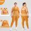 High Impact Shockproof Cross Back Sports Bra Plus Size Women Gym Fitness Yoga Top