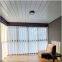 3d Design Office Slat False Ceilings Interior Decor Metal Aluminum Wood Grain Suspended Ceiling